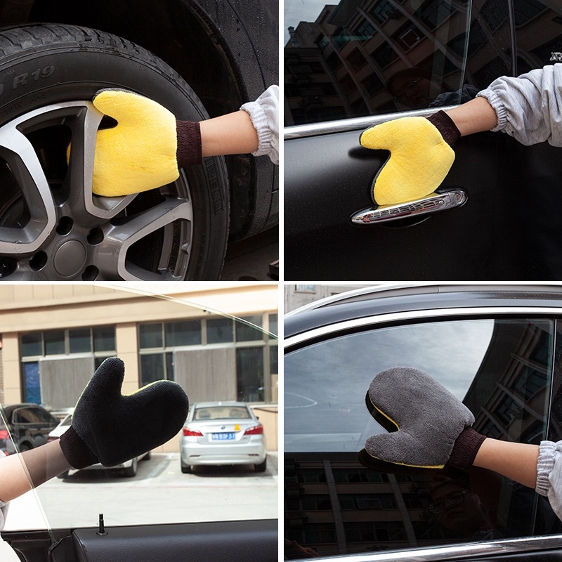 Găng tay rửa xe lông cừu