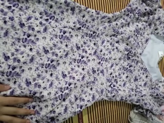 Đầm tím hoa nhí ulzzang ( Có sẵn)