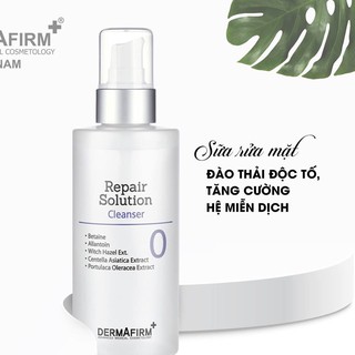 Sửa rửa mặt Dermafirm - Phục hồi Tái tạo da - Repair Solution Cleanser