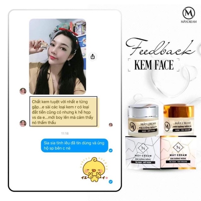 KEM DƯỠNG TRẮNG DA MÂY CREAM NEW 2020