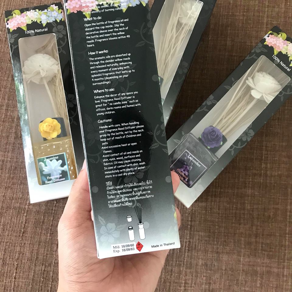 Tinh dầu que khuếch tán thơm phòng AROMA Reed Diffuser Thái lan