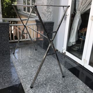 Sào phơi đồ Inox chữ X hiệu Duy Phương - Cực dày