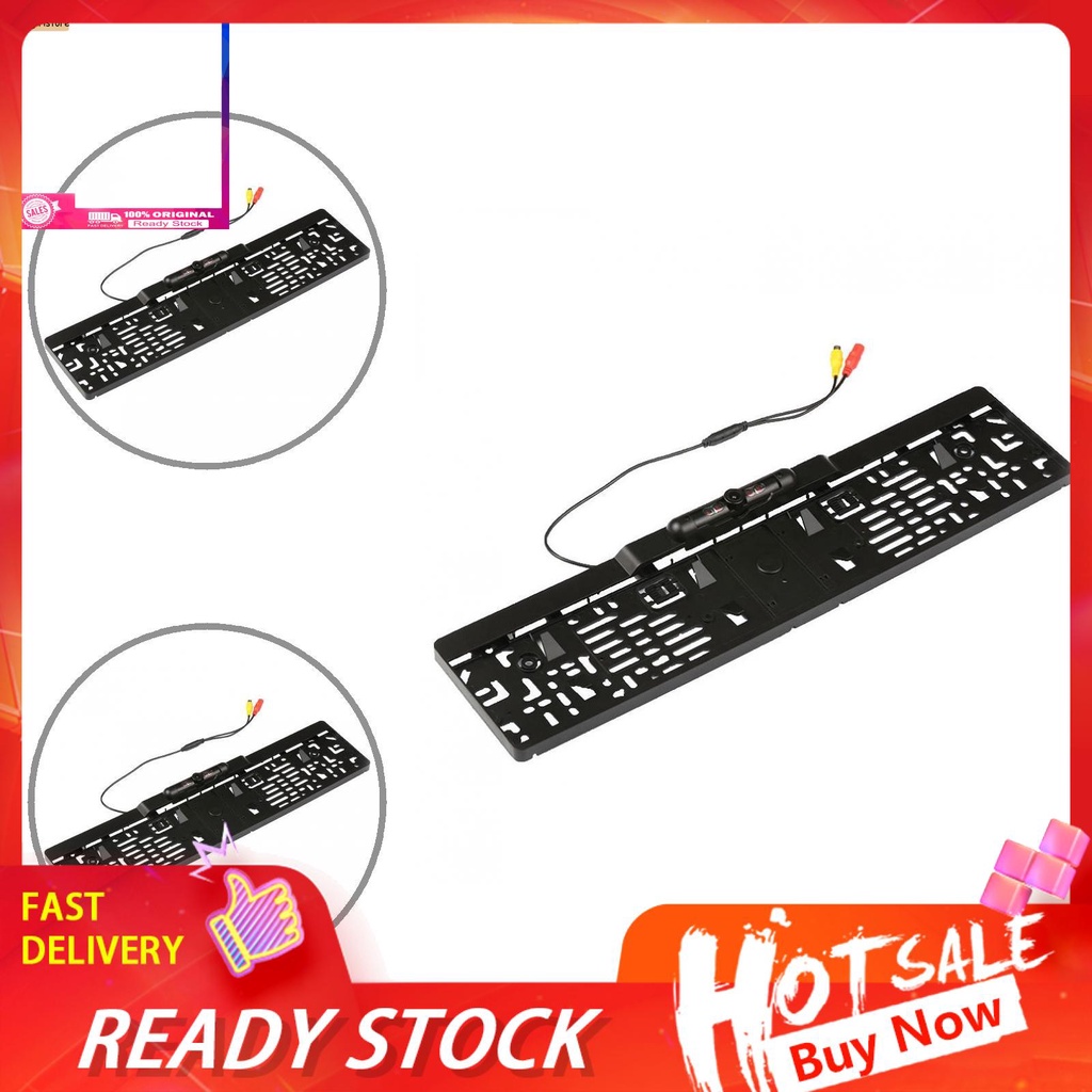 Camera chiếu hậu 4 đèn LED hồng ngoại dễ thương cho xe hơi