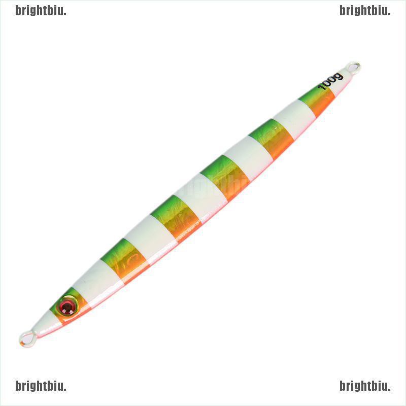 Mồi Câu Cá 100g Bằng Kim Loại Phát Sáng Độc Đáo