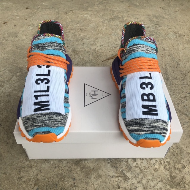 (FULL BOX) Giày thể thao NMD HUMAN RACE xanh nhiều màu