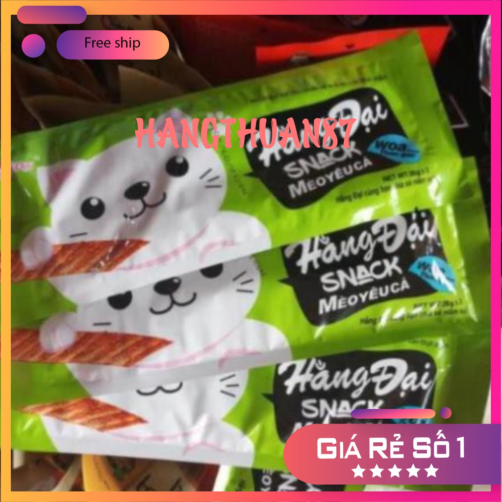 Cay MIếng Mèo Yêu Cá (30 Gói Một Bịch)