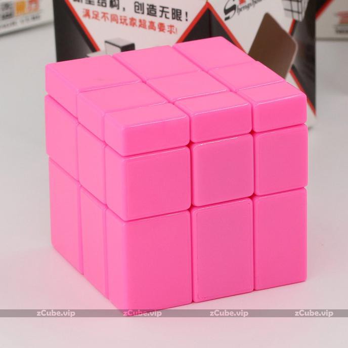 Khối Rubik 3x3 - Shengshou Tráng Gương Màu Hồng