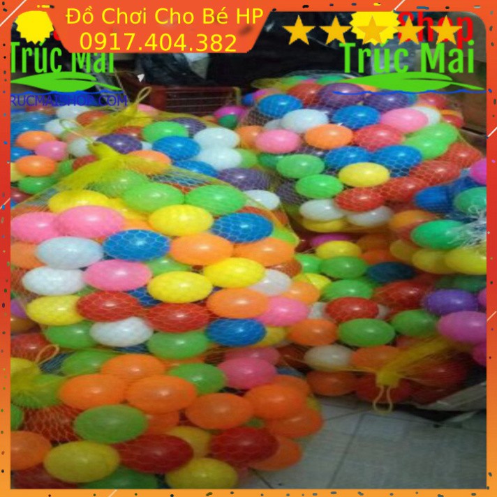 [SIÊU SALE] [Mã TOYJAN hoàn 20K xu đơn 50K] Đồ chơi bóng nhựa cho bé (set 10 quả) ✅  Đồ Chơi Trẻ Em HP