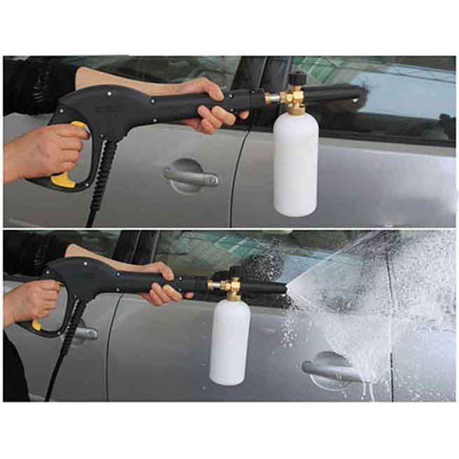 Bình phun bọt tuyết 1L lắp máy rửa xe - bình phun bọt tuyết 1L