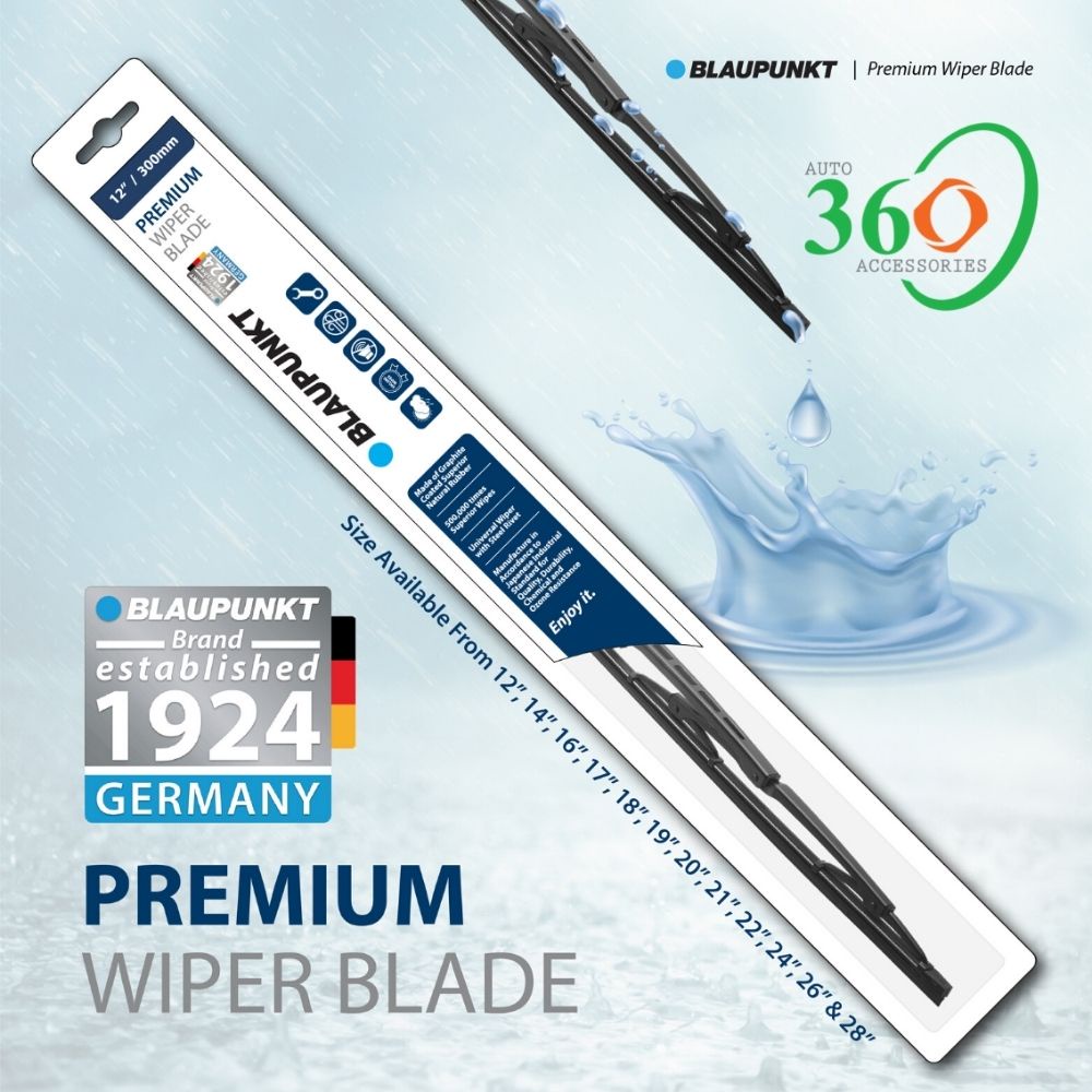 Gạt mưa ô tô Blaupunkt Premium gạt mưa xe tải xe du lịch bán tải ngàm U từ 14 inch - 26 inch