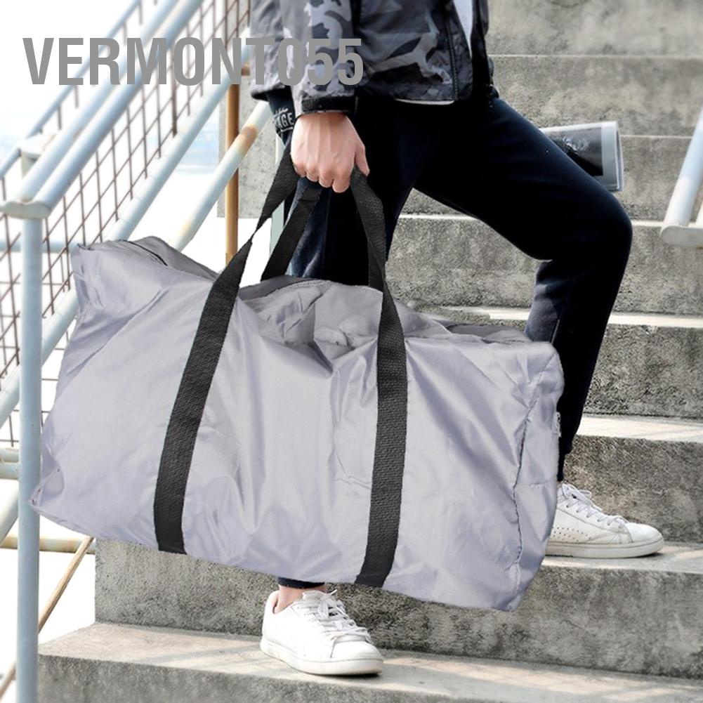 Vermont055 Large Foldable Storage Carry Bag Handbag Accessory for Canoeing Inflatable Boat Gray