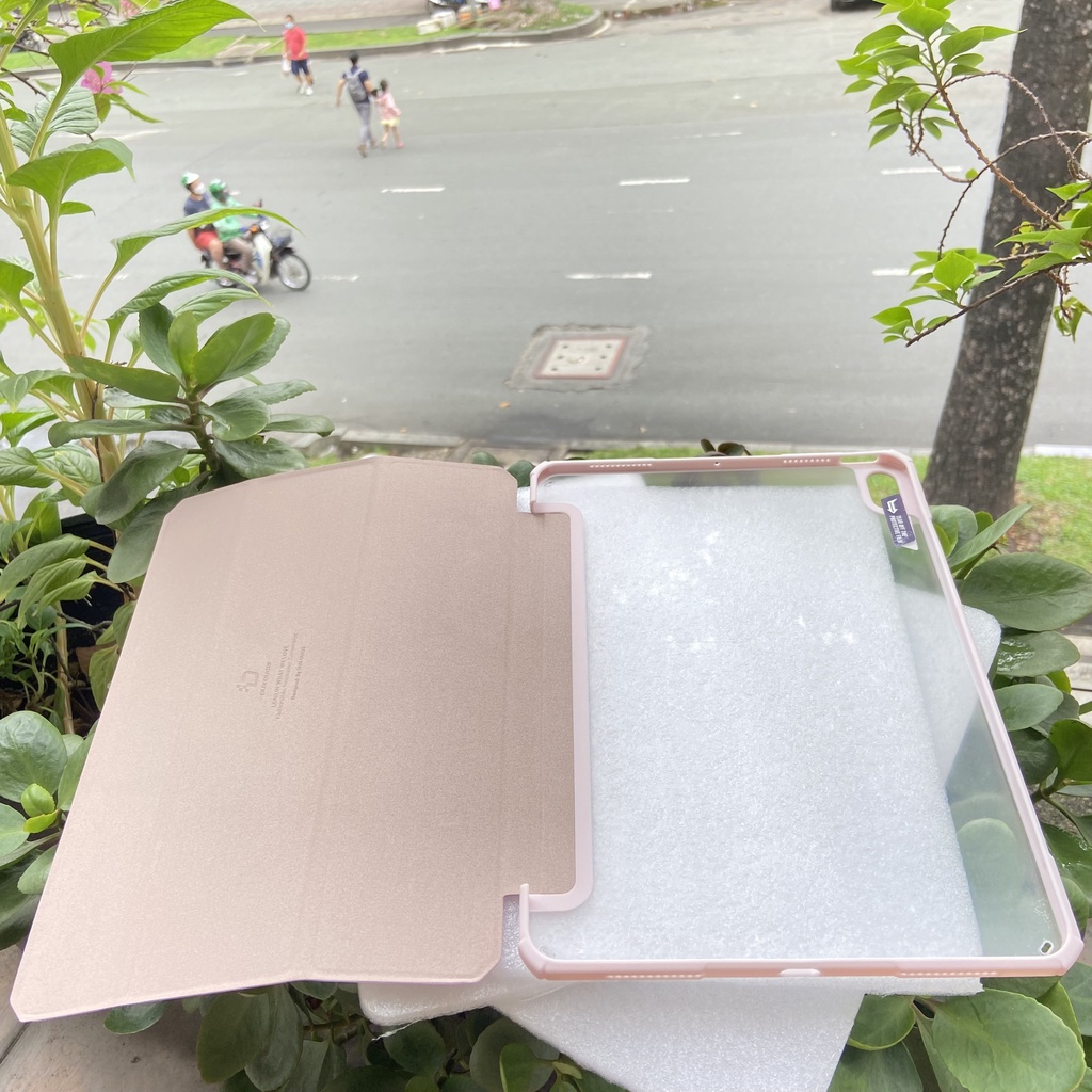 [Hỏa Tốc HCM] Bao da DUX DUCIS iPad Air 5 (M1-2022)/ Air 4 (2020) 10.9' (COPA SERIES) -KHÔNG KHAY BÚT, Mặt lưng trong -X