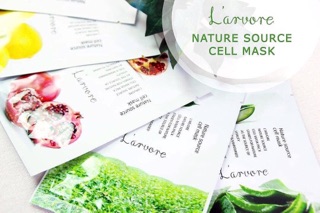 🍒 Mặt Nạ giấy L’arvore Nature Source Cell Mask