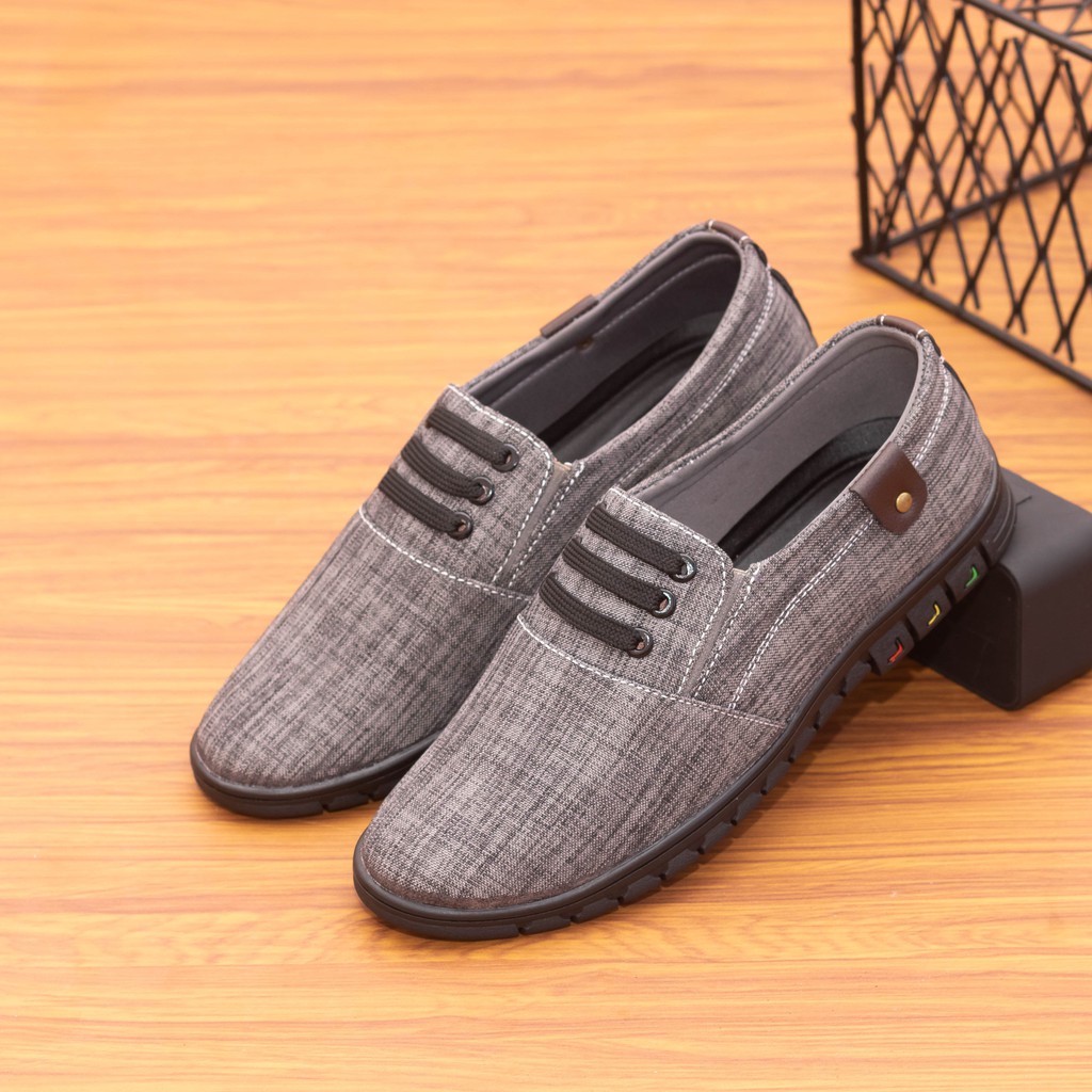Giày lười nam ORSIL mã L14 màu xám | BigBuy360 - bigbuy360.vn