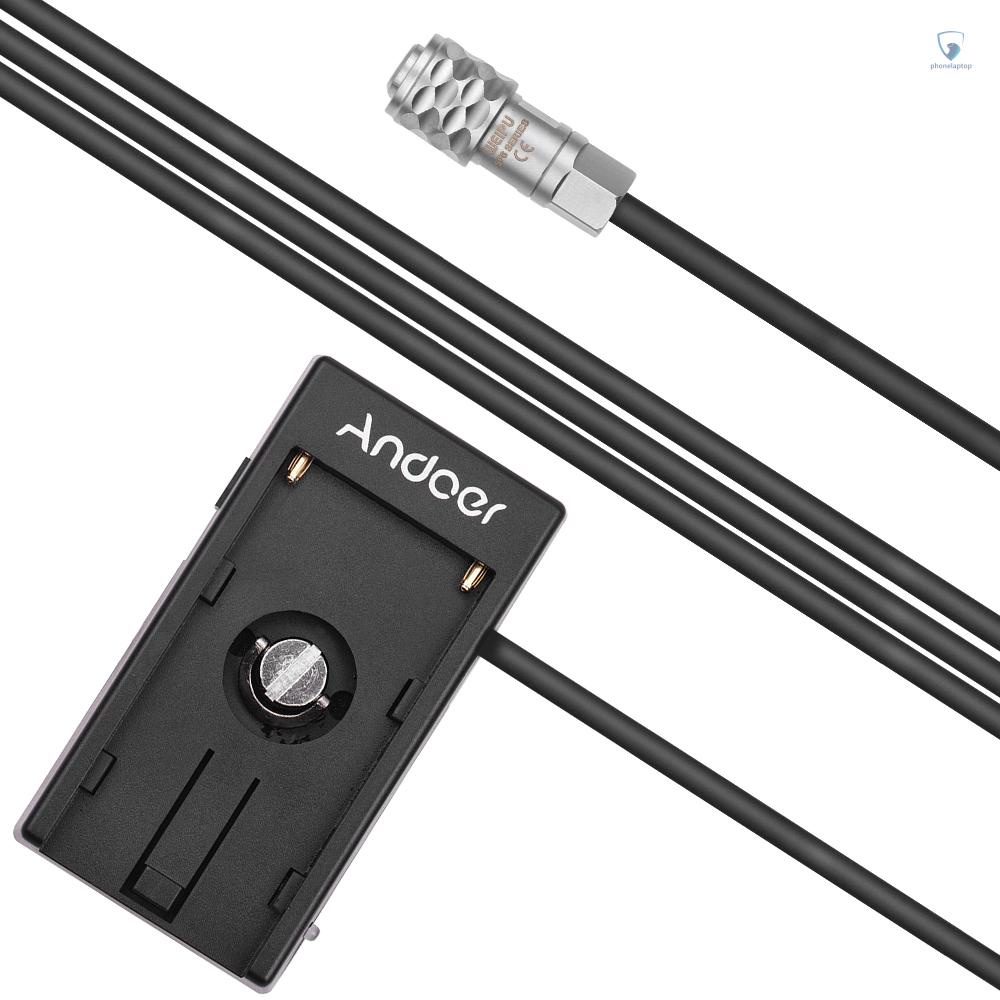 Bộ Chuyển Đổi Nguồn Pin Máy Ảnh Andoer Cho Blackmagic Cinema BMPCC 4K NP-F970 F750 F550
