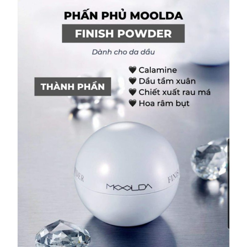 Phấn phủ moolda finish powder