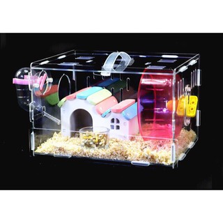 NHÀ CHUỒNG TRONG SUỐT CHO HAMSTER