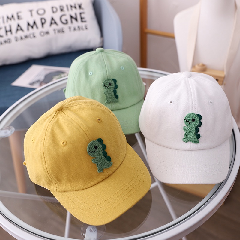 Mũ Lưỡi Trai Hình Khủng Long Hoạt Hình Dễ Điều Chỉnh Cho Bé