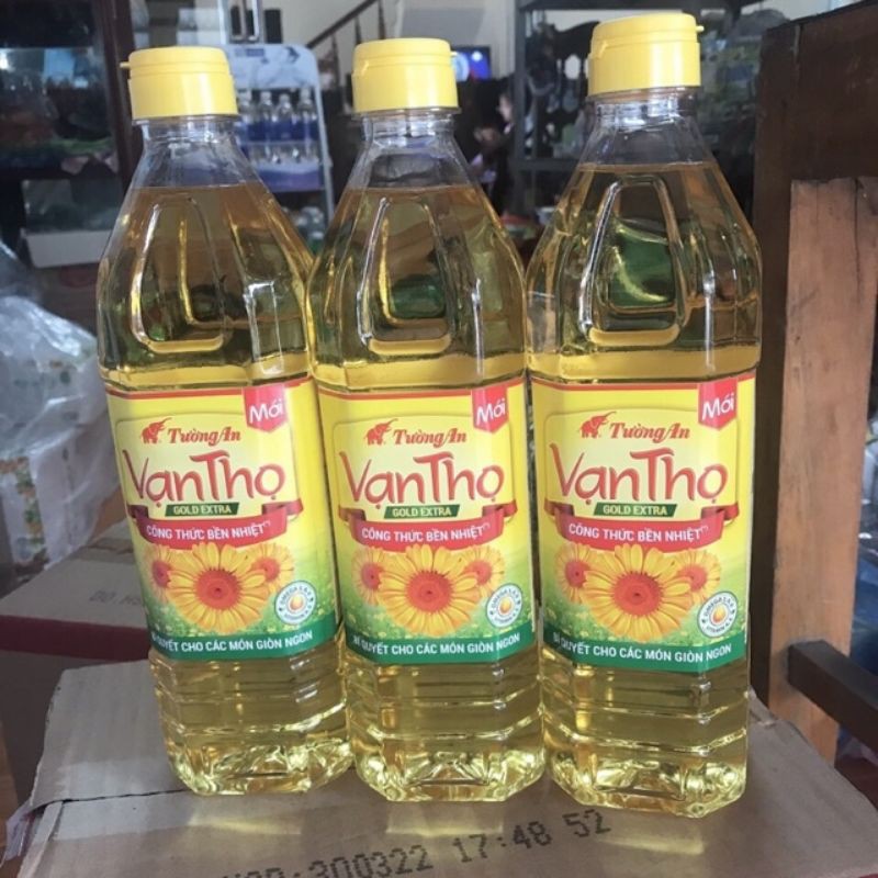 Dầu ăn Vạn Thọ Tường An chai 1l