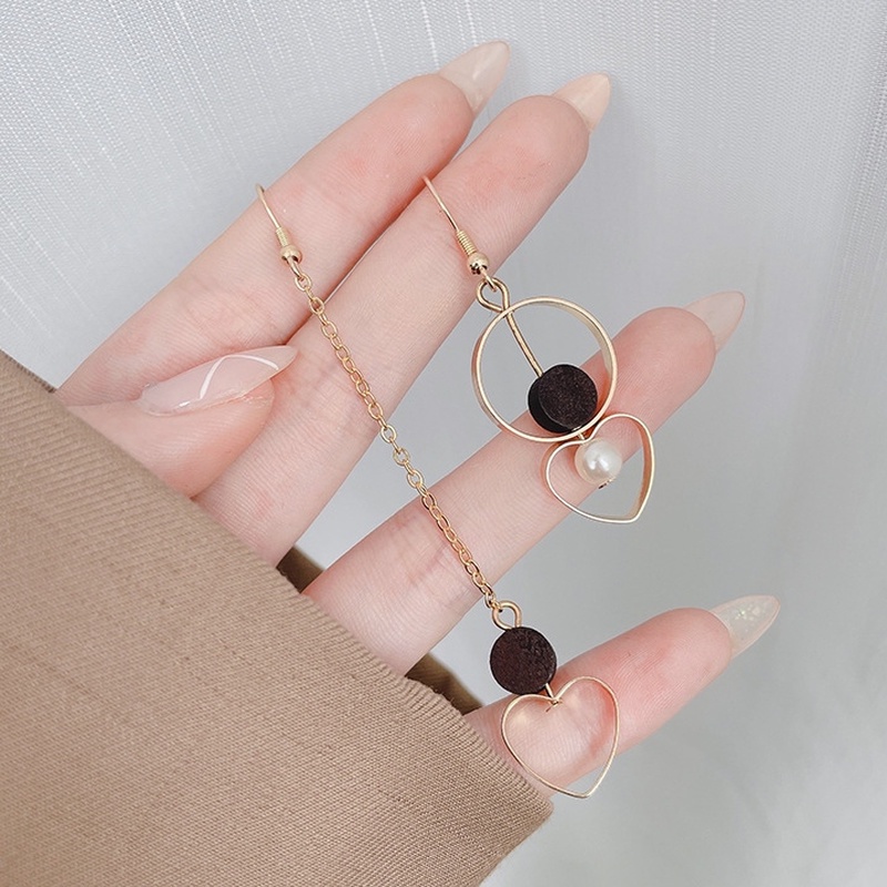 Khuyên Tai Vàng Kiểu Dáng Thời Trang Thanh Lịch Phong Cách Hàn Quốc