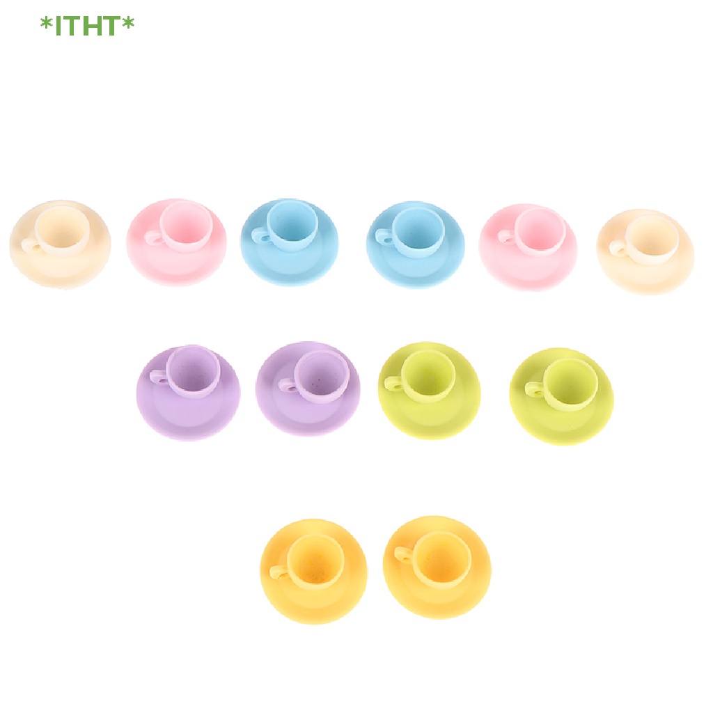 Set 2 Ly Cà Phê Mini Xinh Xắn Cho Nhà Búp Bê Mới
