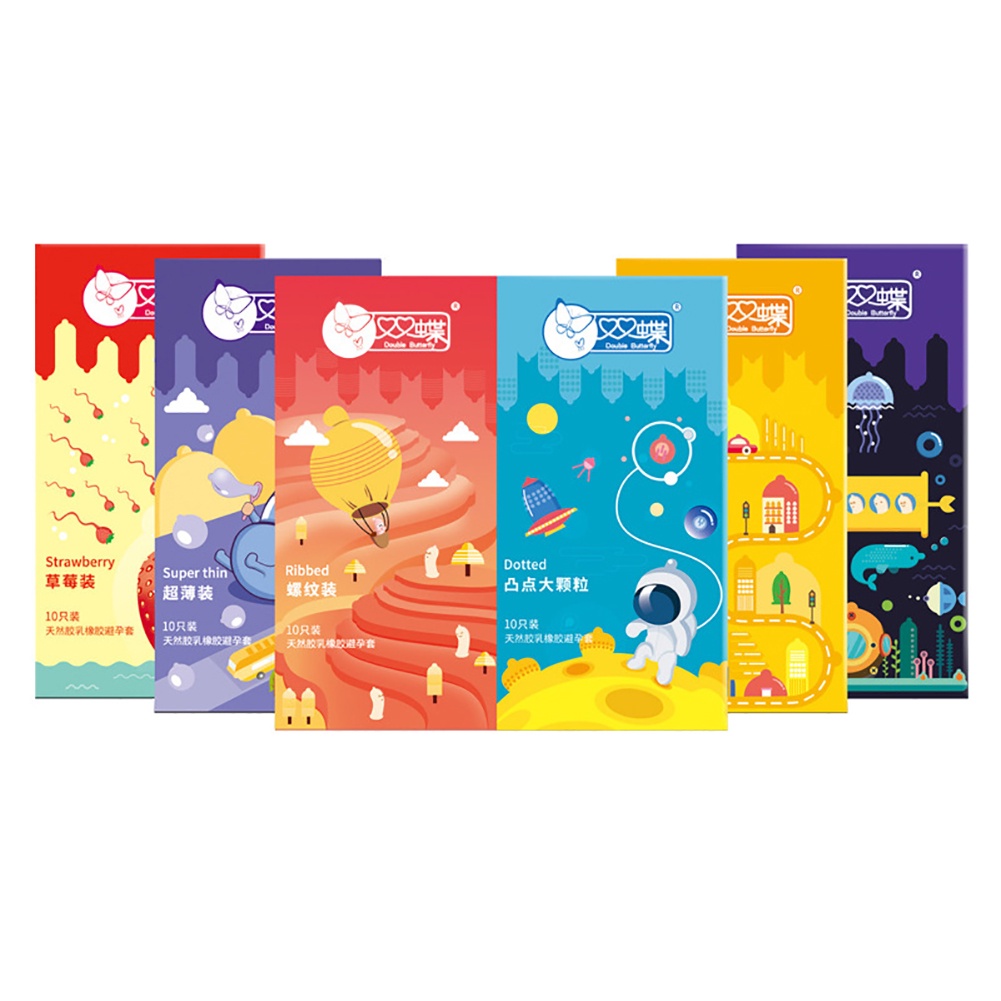 Bộ 10 bao cao su tự nhiên siêu mỏng bảo vệ an toàn cho nam