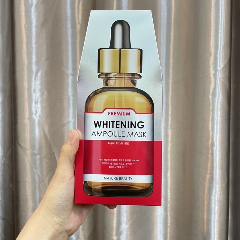 🍀🍀🍀 Mặt nạ tinh chất tế bào gốc Nature Beauty PREMIUM AMPOULE MASK   🍄 3 màu