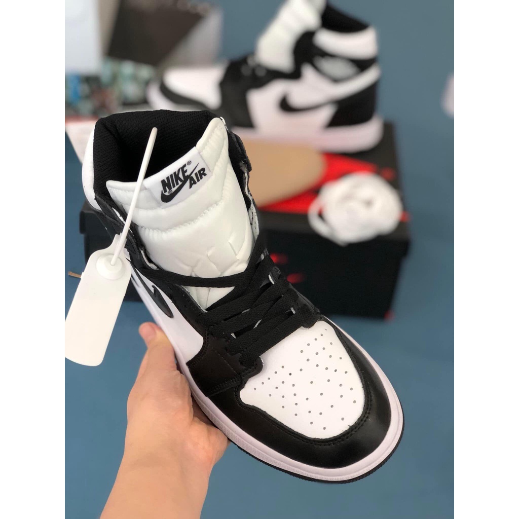 Giày Jordan Cổ Cao PANDA Nam Nữ JD Hàng Đẹp Full Box Full Size 36 - 43