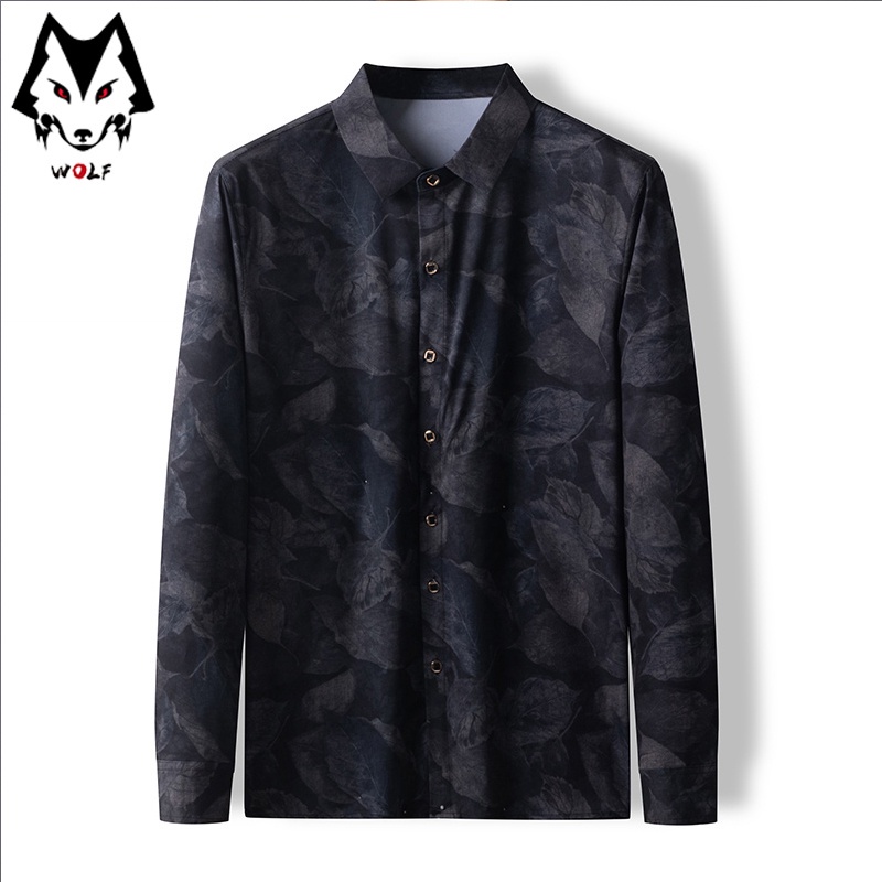 Áo sơ mi dài tay với 2 màu tùy chọn cho nam