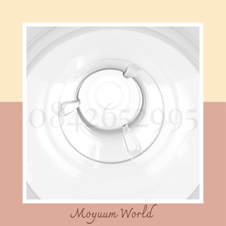 Núm ty bình sữa Moyuum [Chính hãng] đủ size 1 - 4( Thay được vào Pigeon, Lansinoh, MotherK, Avent...)