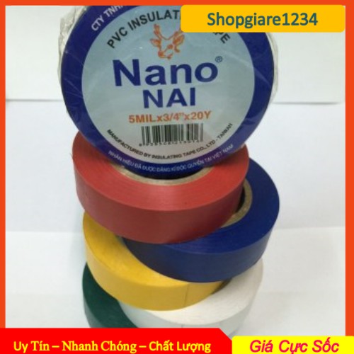 2 cuộn băng keo điện NAONO NAI 18mm