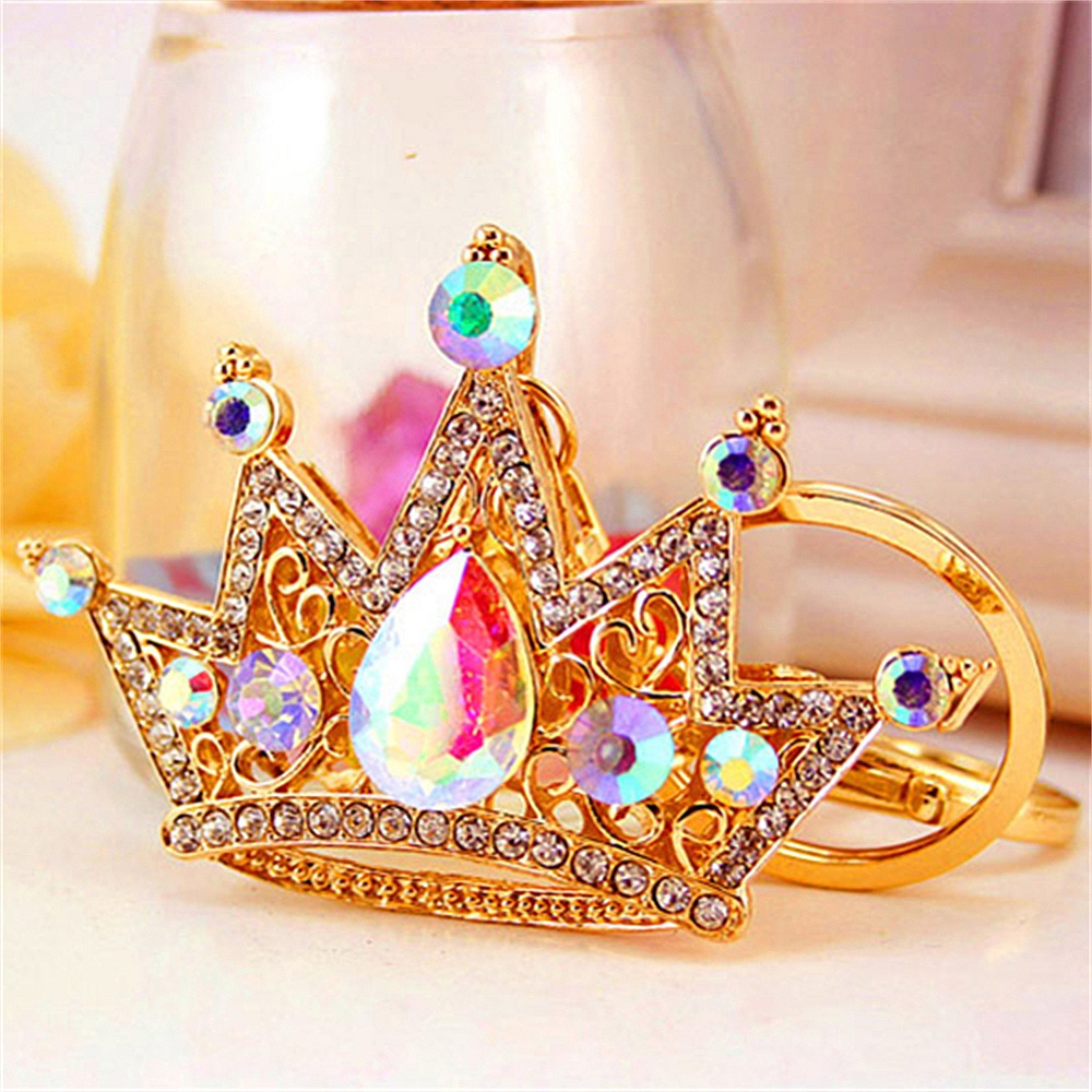 Móc Khóa Hình Vương Miện Đính Đá Thời Trang