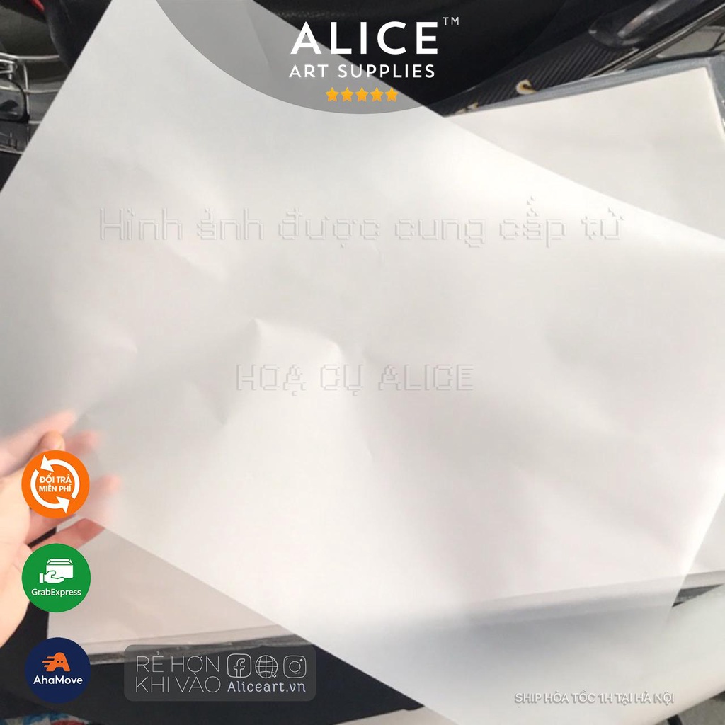 Giấy scan can in hình mỹ thuật, giấy nến A3 A4 53gsm - 5 tờ 10 tờ RẺ NHẤT