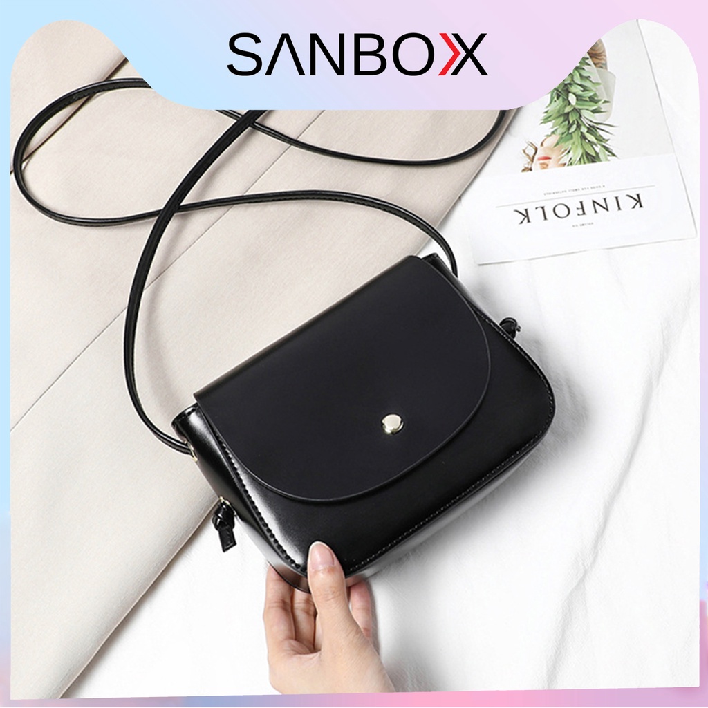 Túi xách nữ mini đẹp đi tiệc Sanbox Shop quai đeo vai da vân cá sấu sang trọng thời thượng
