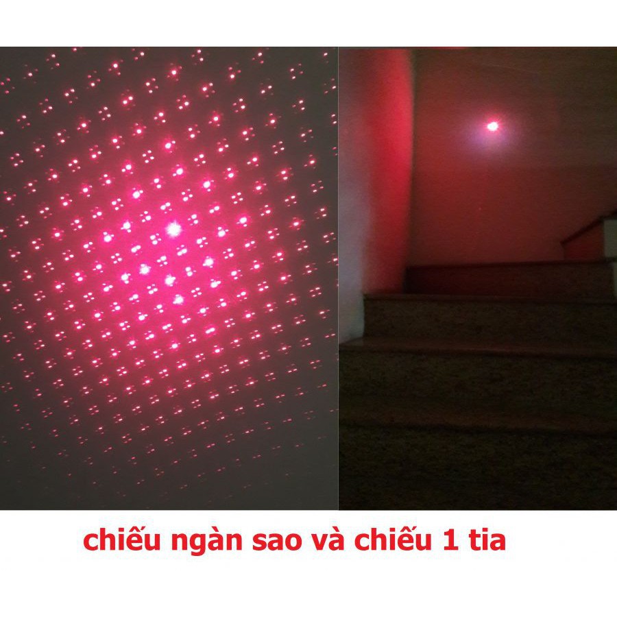 Đèn laser 303 đỏ xài pin sạc chiếu xa nhiều hình,bút trình chiếu slide, con trỏ laze nhỏ gọn - DTM Store