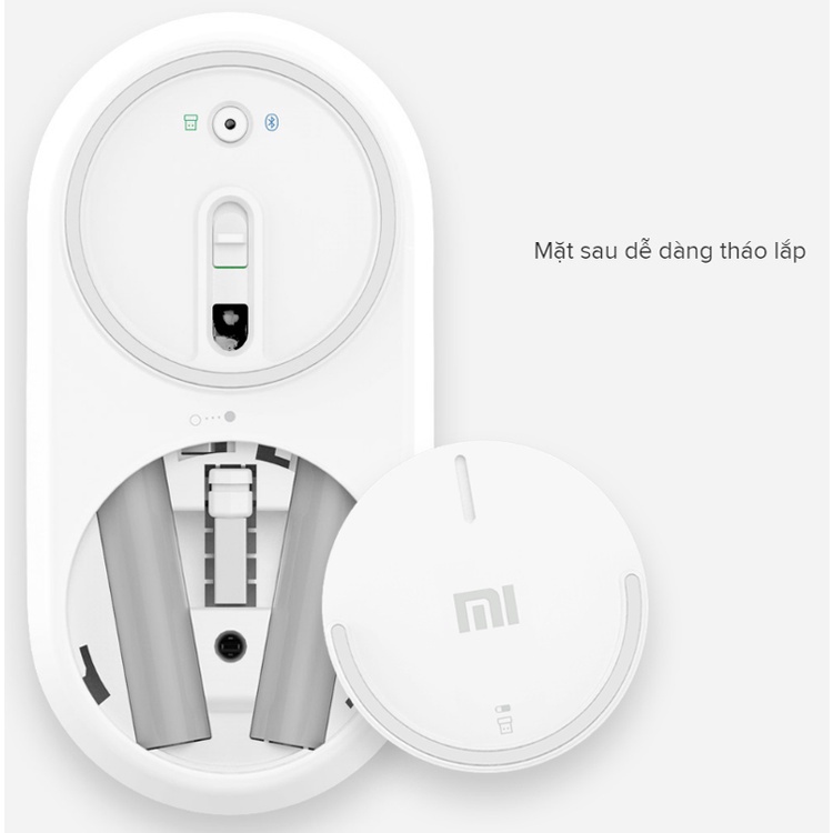 Chuột Không Dây Xiaomi Mi Dual Mode Wireless Mouse Silent Edition  - Hỗ trợ Macbook, Máy tính bảng