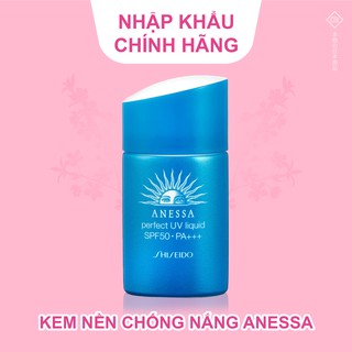 KEM NỀN CHỐNG NẮNG ANESSA SHISEIDO PERFECT UV LIQUID XANH ĐẬM SPF50/PA+++ 22ML