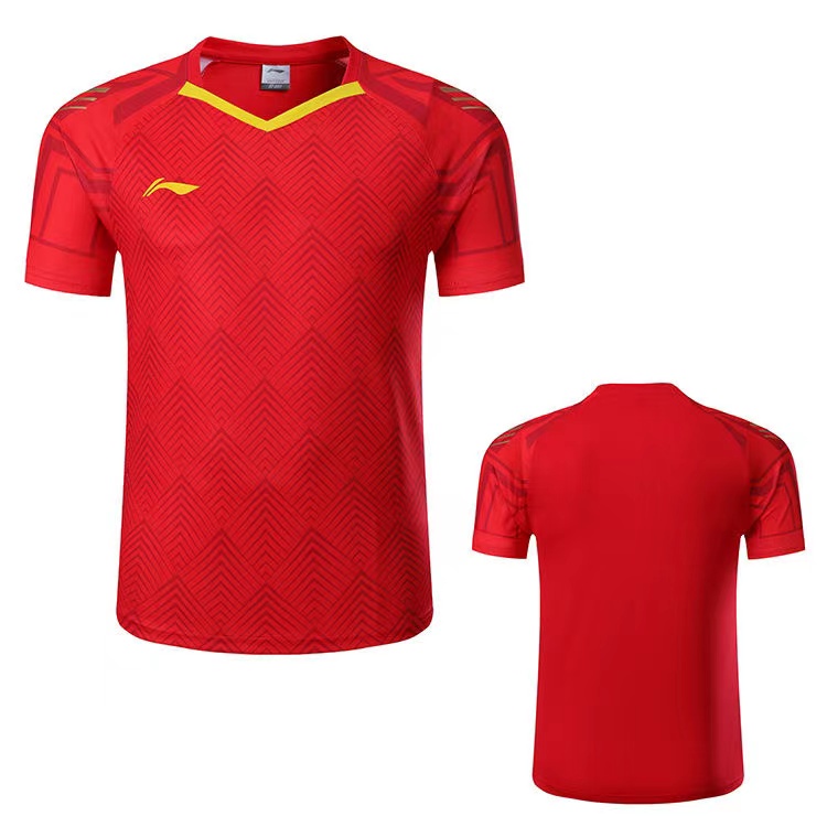 Li Ning Bộ Đồ Thể Thao Bóng Bàn Tay Ngắn Đội Tuyển Quốc Gia Cho Nam Và Nữ