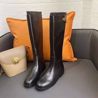 Boot đùi cao cổ khoá sau PHỐI XÍCH (HÀNG QC CAO CẤP) (sale)