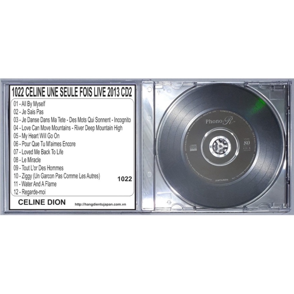 Bộ 8 dĩa ca sĩ Celine Dion