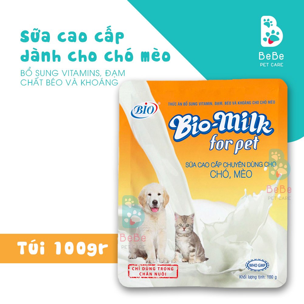 Sữa Bột Cho Chó Mèo BIO MILK 100gr