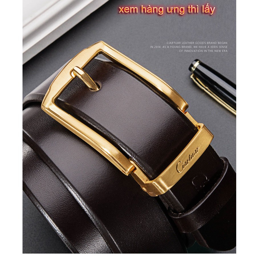 [HÀNG CHẤT] dây nịt nam thắt lưng da doanh nhân thời trang nhập khẩu ciartuar italy | BigBuy360 - bigbuy360.vn