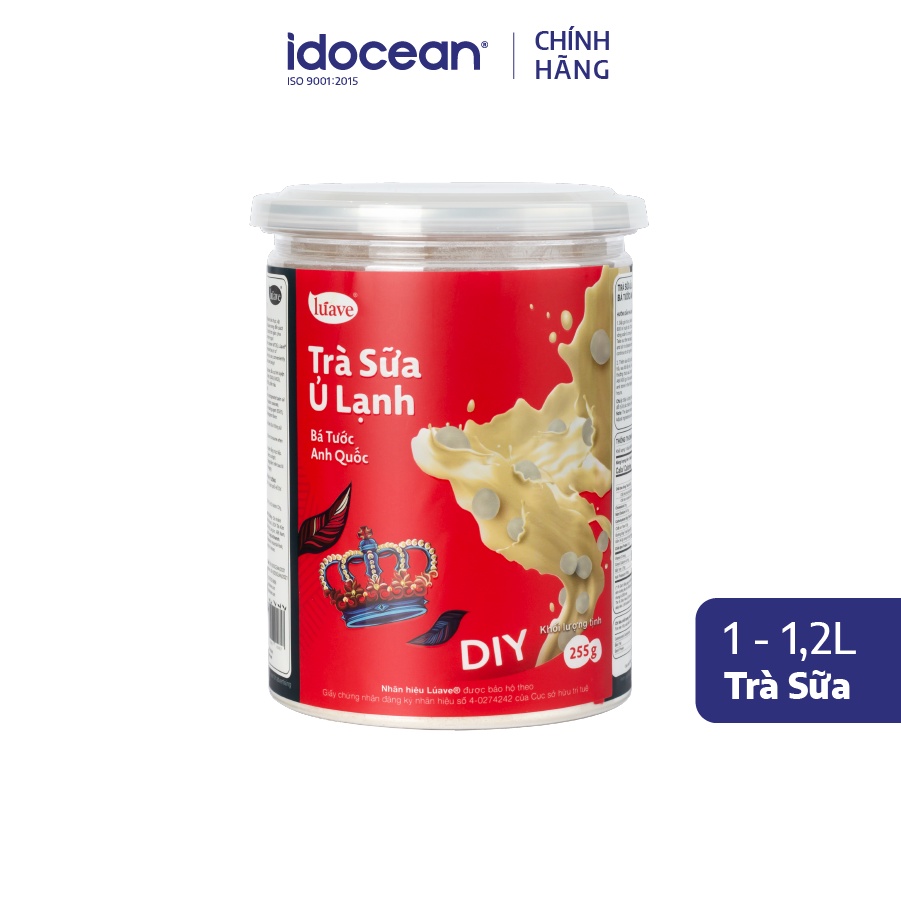 TRÀ SỮA Ủ LẠNH - VỊ BÁ TƯỚC ANH QUỐC - LÚAVE - 255GR - PHONG CÁCH PHA TRÀ SỮA MỚI, THƠM VỊ TRÀ, ĐẬM VỊ BÉO!