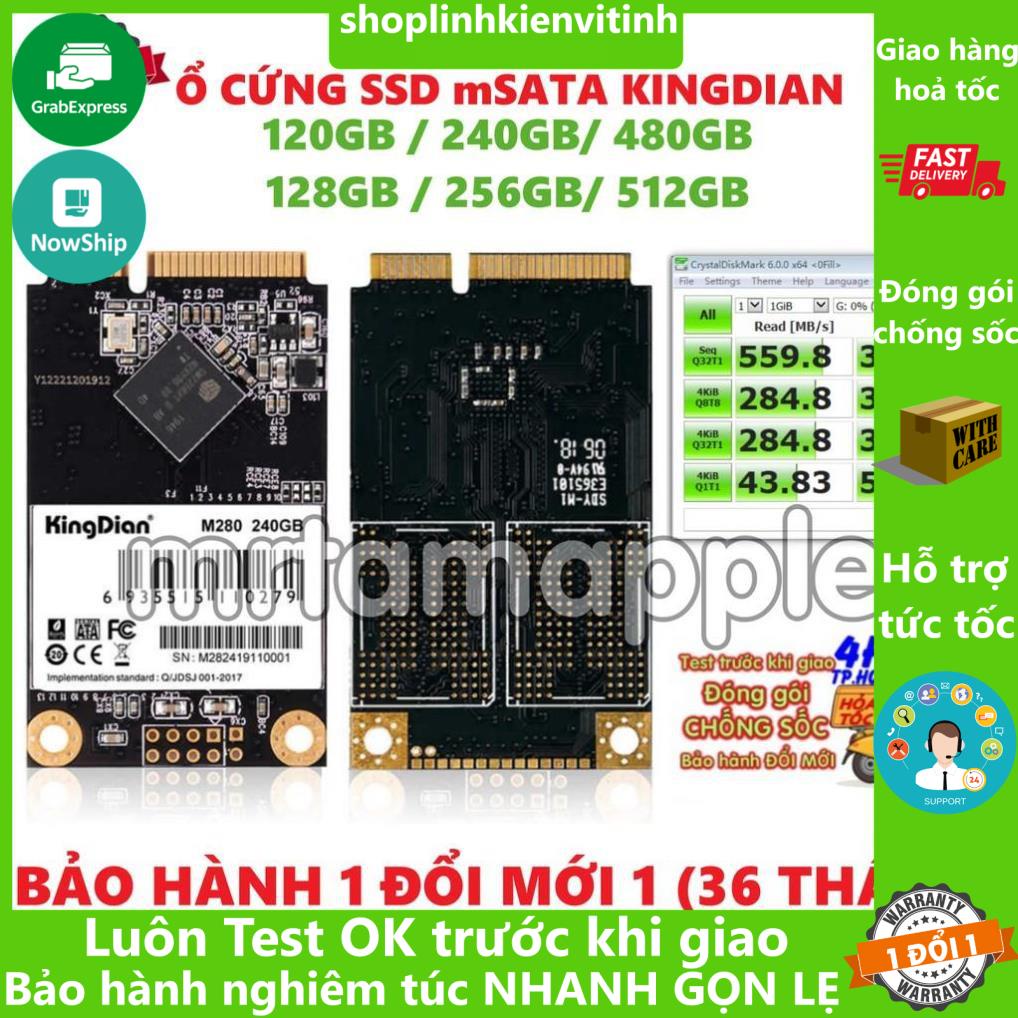 Ổ CỨNG SSD MSATA 3 KINGDIAN M280 128GB 240GB 256GB 512GB TỐC ĐỘ CAO thumbnail
