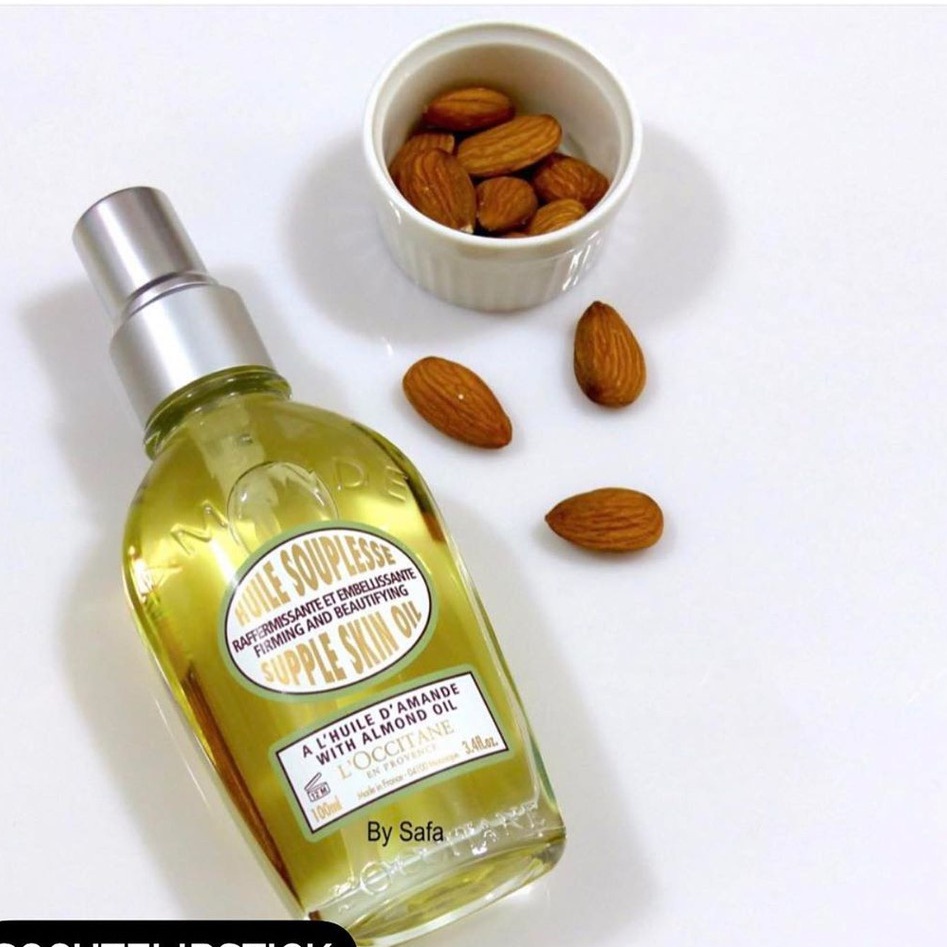 Tinh Dầu Chống Rạn Da Organic L’Occiatane Almond Supple Skin Oil 100ml