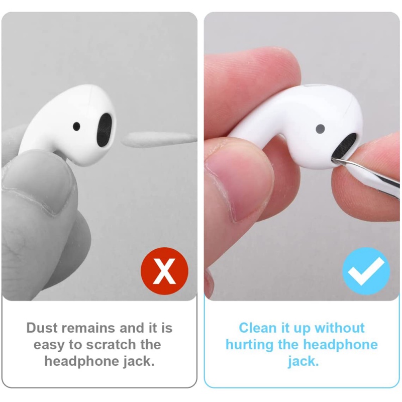 Bộ Dụng Cụ Vệ Sinh Tai Nghe Bluetooth Airpods Pro 3 2 1 Xiaomi Airdots 3Pro Chuyên Dụng