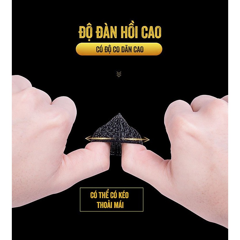 Găng tay chơi game chống mồ hôi hỗ trợ chơi game PUBG, Liên quân, Rules Of Survival Aturos M12 - Hàng chính hãng VinBuy