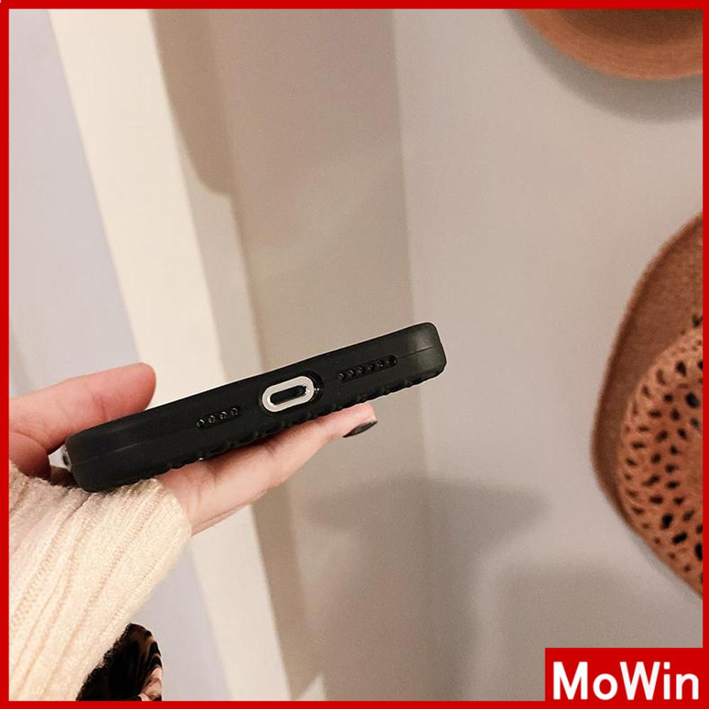 Ốp điện thoại TPU kết cấu đan màu đen trắng kem thích hợp cho iPhone 13 Pro max 12 Pro Max 11 xr 7Plus 14 Pro Max