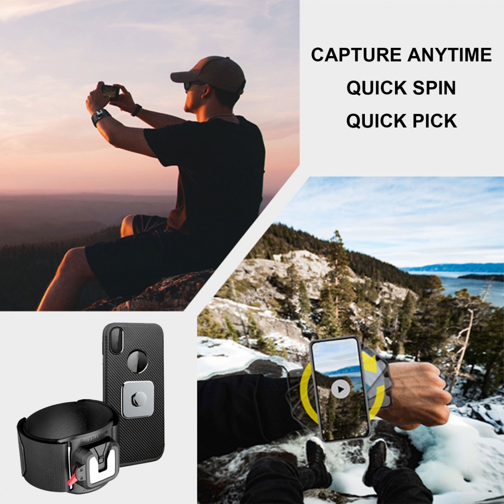 Dây Đeo Tay Giữ Điện Thoại Có Thể Xoay 360 Độ Cho IPhone Samsung Xiaomi