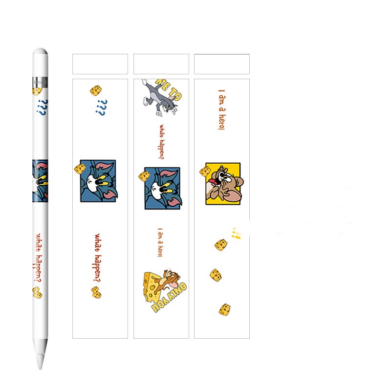 Miếng Dán Bút Skin Pencil 1/2 Bộ 3 Hình Chống Trầy- Hàng chính hãng